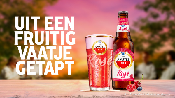 Amstel Rosé: fris en fruitig